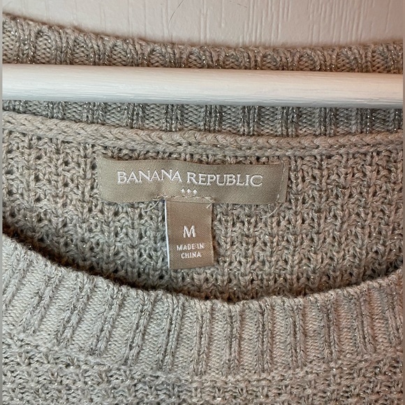 Banana Republic Crop 3/4 Sleeve Sweater - Picture 1 of 3